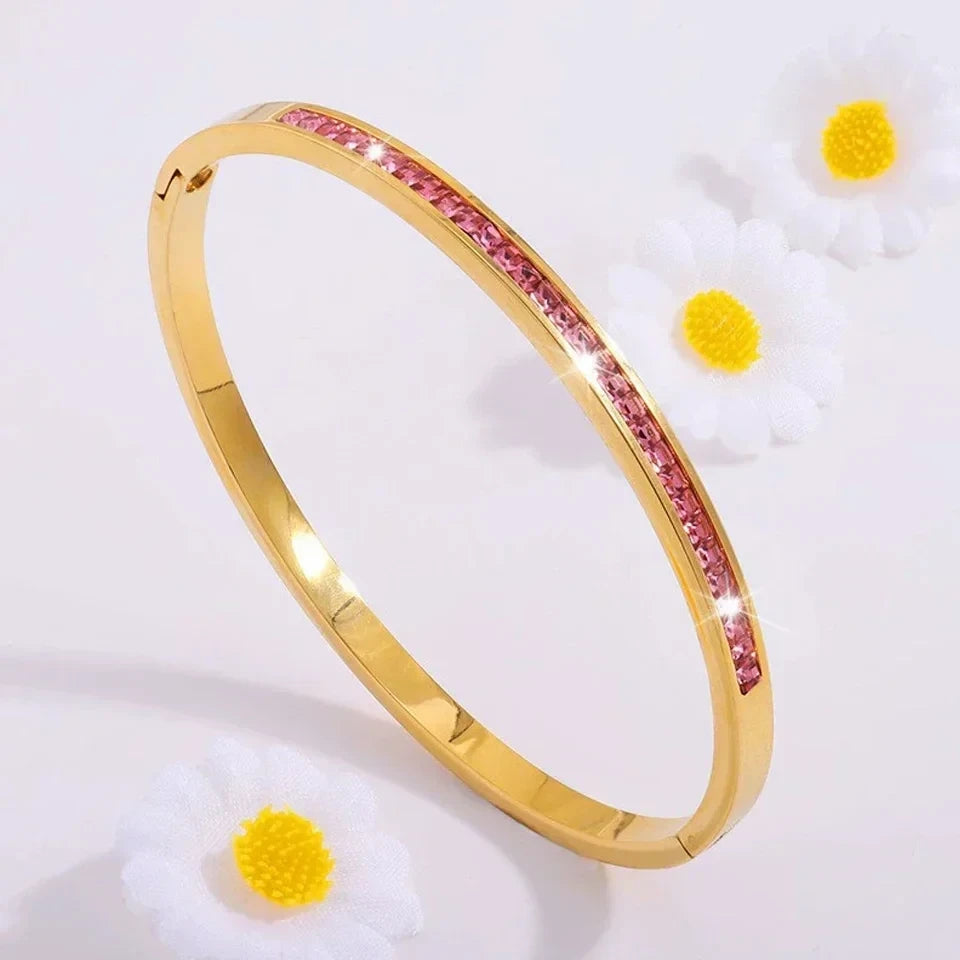 Buling Pink Crystal Bracelet