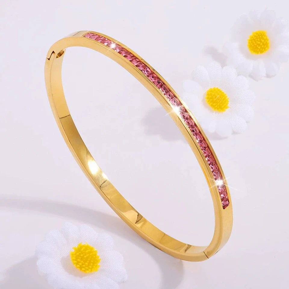 Buling Pink Crystal Bracelet