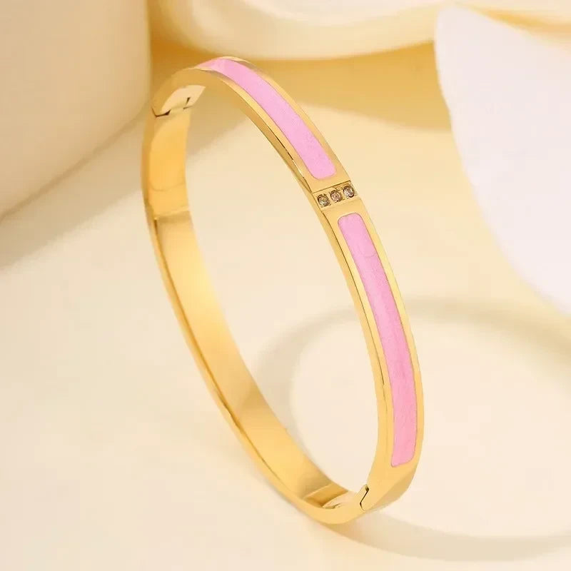 Buling Pink Crystal Bracelet